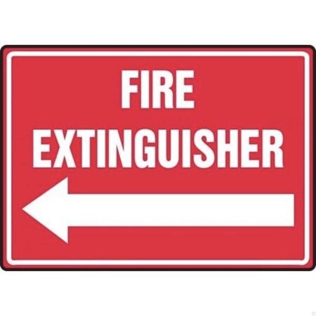 Accuform SAFETY SIGN FIRE EXTINGUISHER LEFT MFXG460VA MFXG460VA